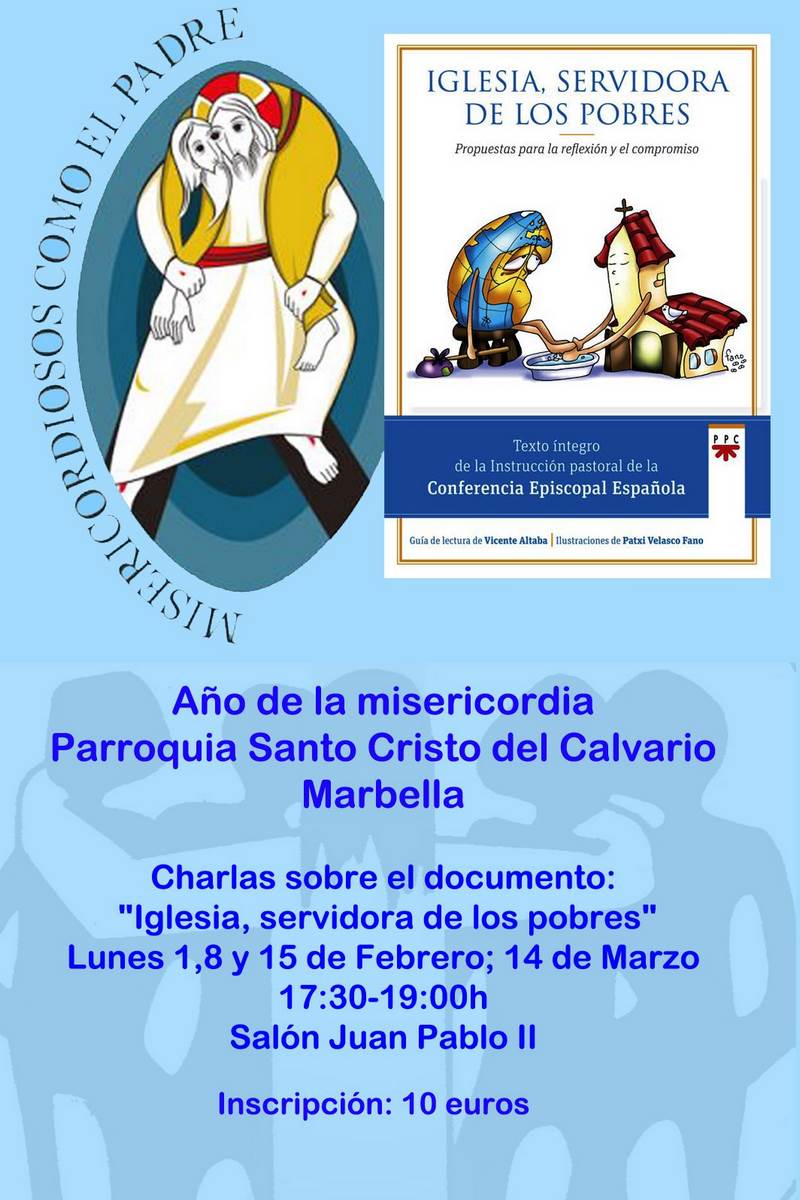 Cartel Charlas Iglesia Servidora de los pobres (Copiar)